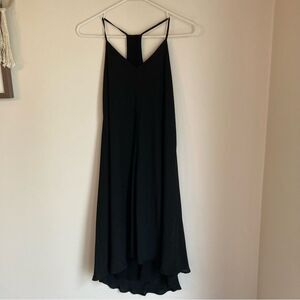 Ann Taylor Loft Women’s spaghetti halter v-neck little black dress size 6P - NWT